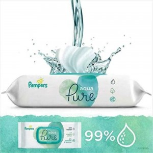 دستمال مرطوب درب دار پمپرز Pampers بسته 48 عددی