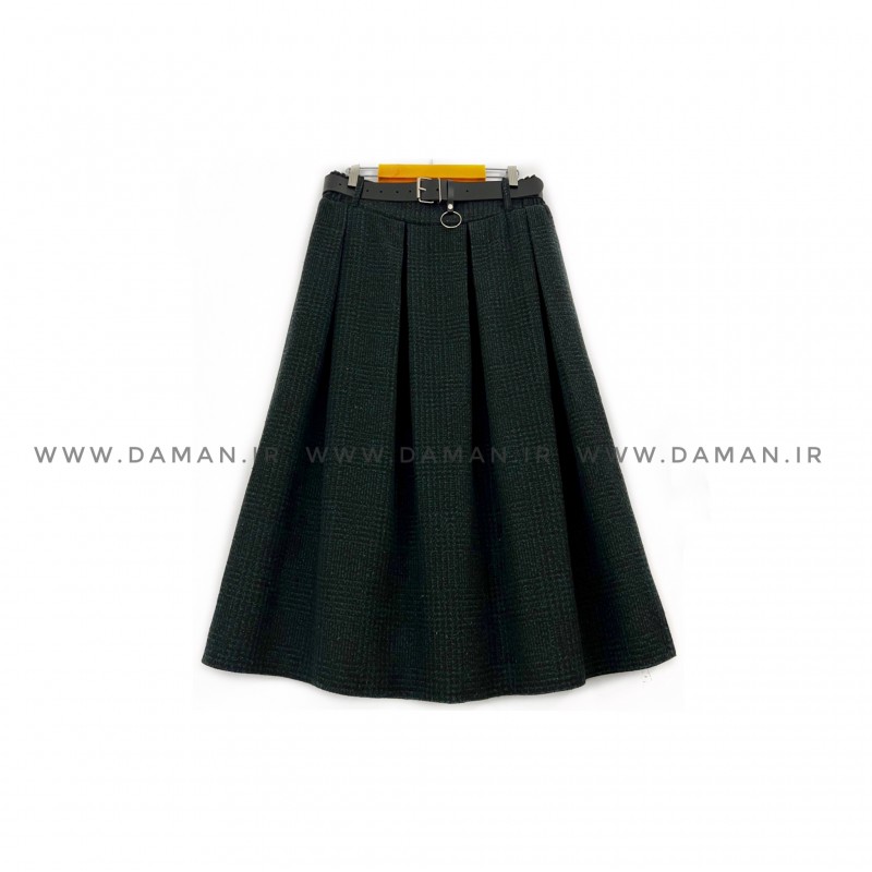 دامن پشمی با کمربند قد 80  کد (p 11)