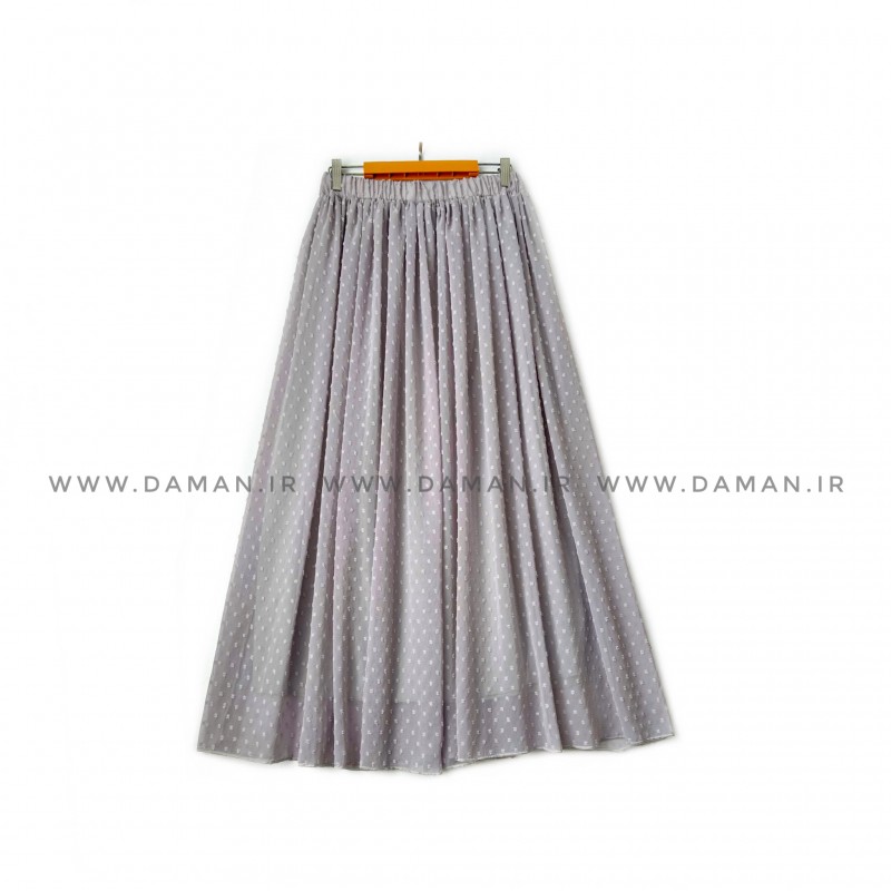 دامن حریر  طوسی روشن    قد 90 کد (22)