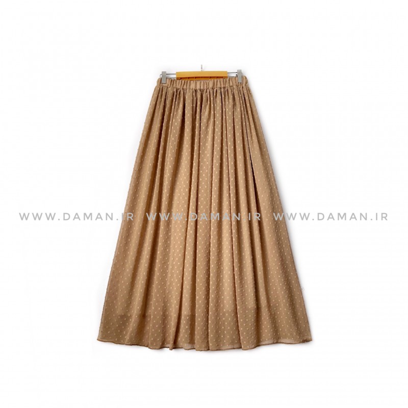 دامن حریر   نسکافه ای    قد 90 کد (22)