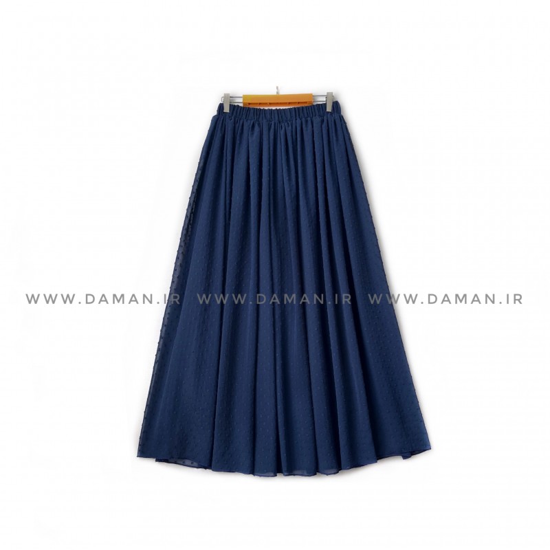 دامن حریر  سرمه ای    قد 90 کد (22)