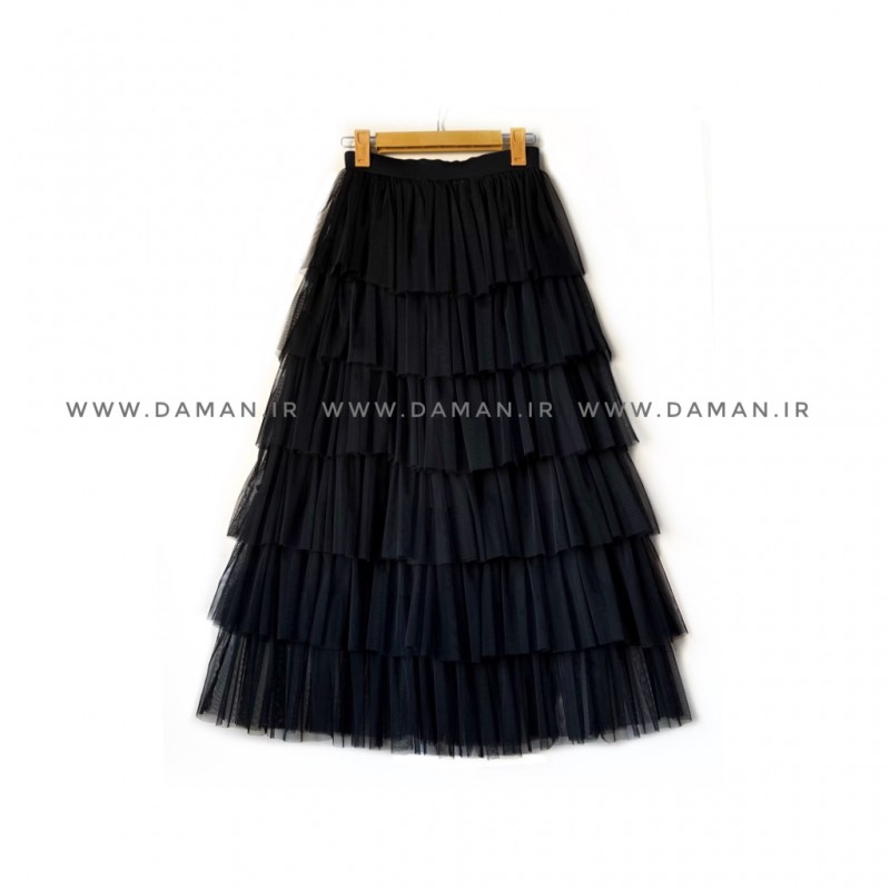 دامن تور  كد 99 مشکی  قد 90