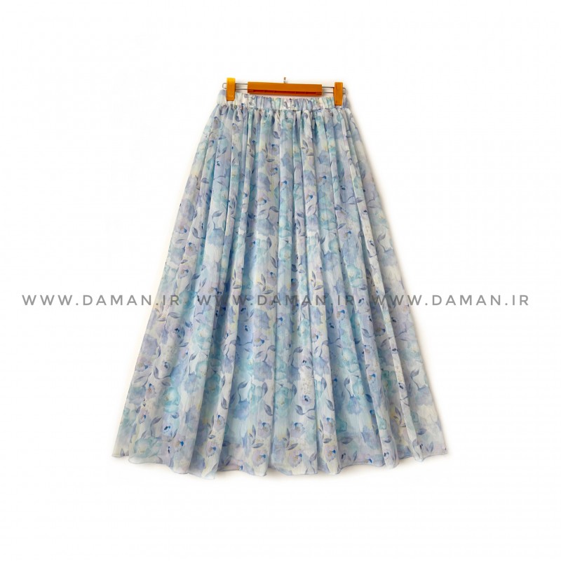 دامن گلدار  قد 90 کد (H044)