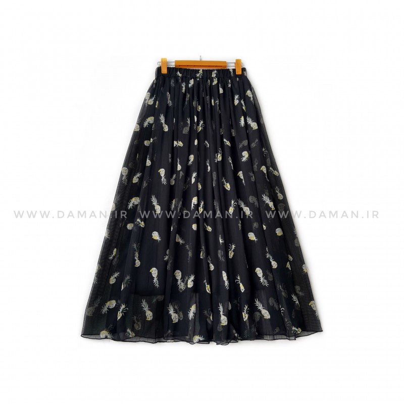 دامن گلدار  قد 90 کد (H029)