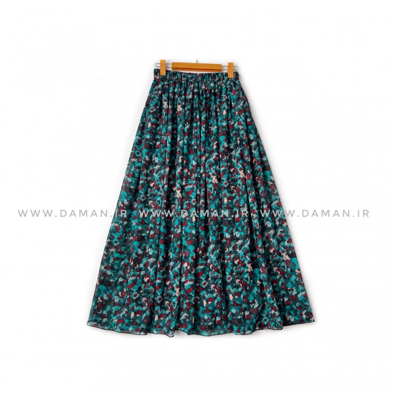 دامن گلدار  قد 90 کد (H098)