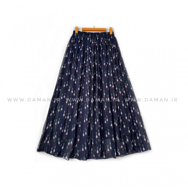 دامن گلدار  قد 90 کد (H093)