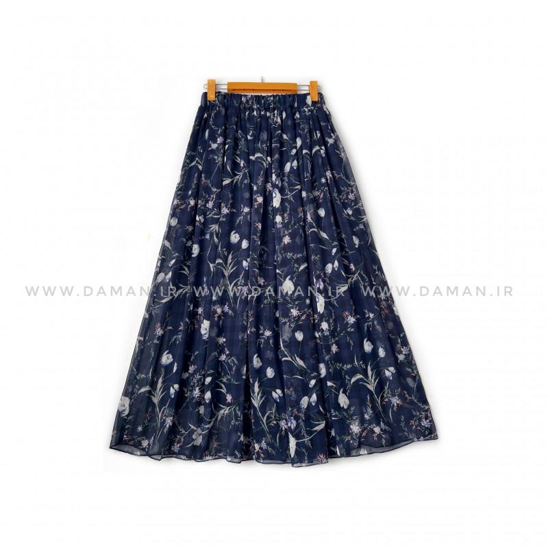 دامن گلدار  قد 90 کد (H021)