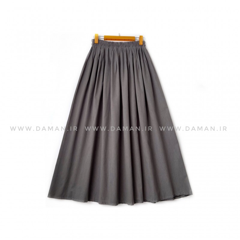 دامن  لينن  طوسی تیره   قد 90 كد (200)