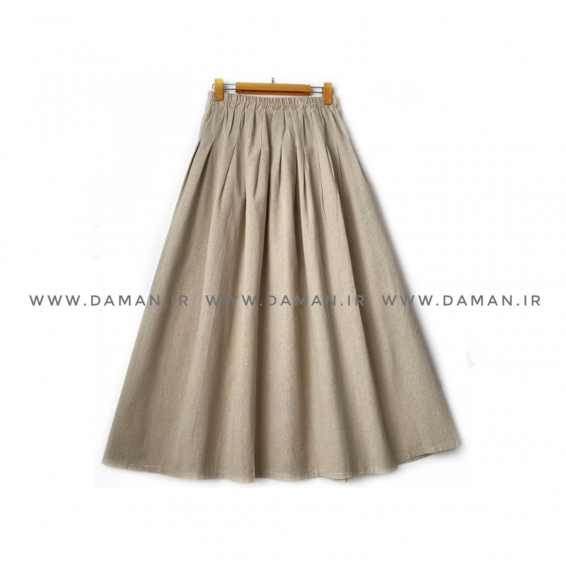 دامن  لينن  نچرال کنفی  قد 90 كد (200)