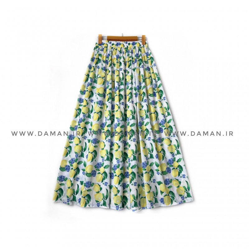 دامن   گلدار  قد 90 کد (R456)