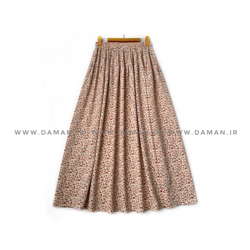 دامن   گلدار  قد 90 کد (R458)