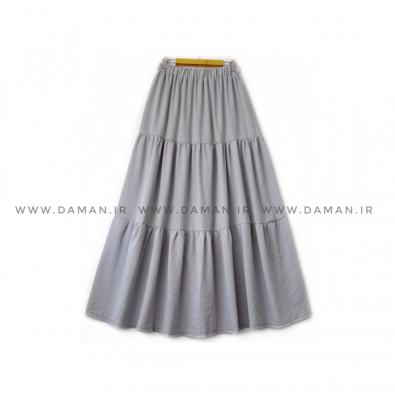 دامن  طوسی روشن  قد 95  کد (333)