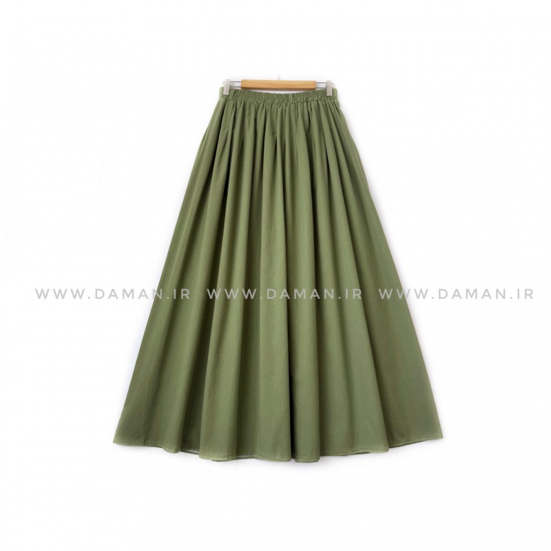 دامن  لينن  سبز  قد 90 كد (200)