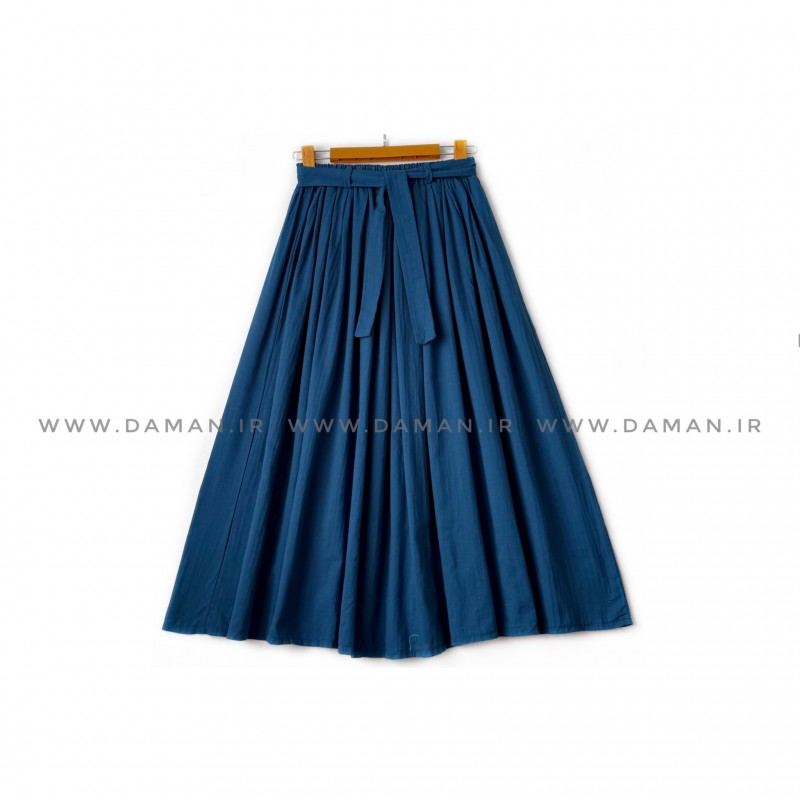 دامن    آبی نفتی   قد ۸۰  کد (555)