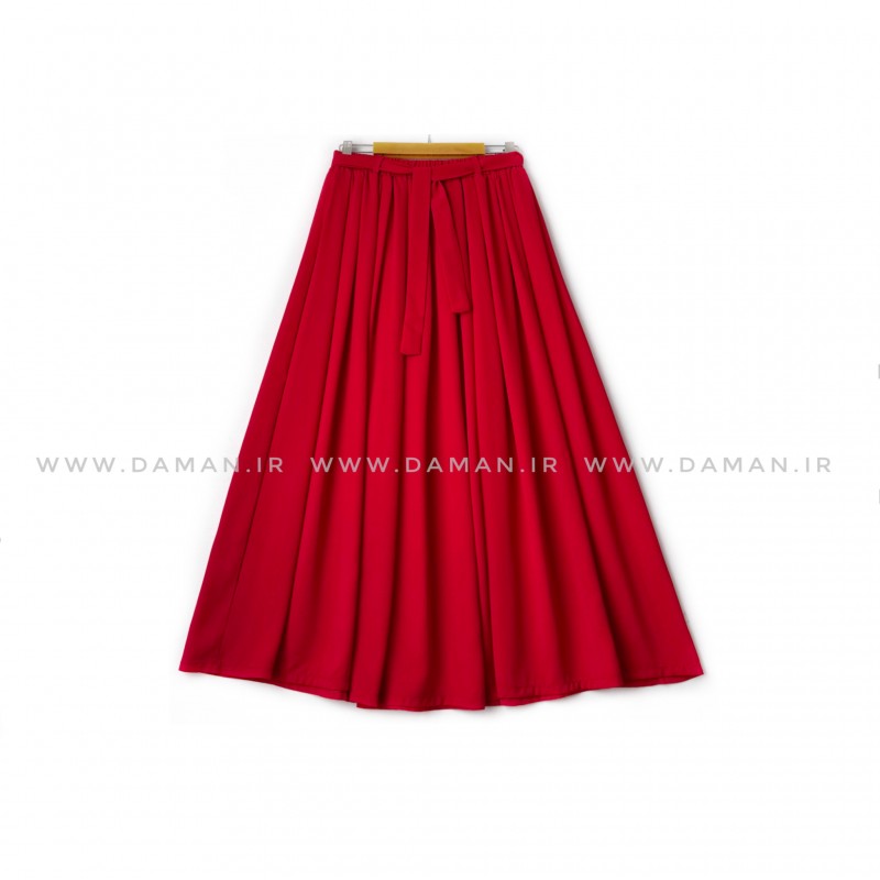 دامن   قرمز  قد ۸۰  کد (555)