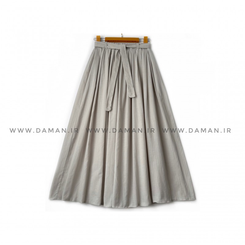 دامن  طوسی روشن  قد 90 کد (555)