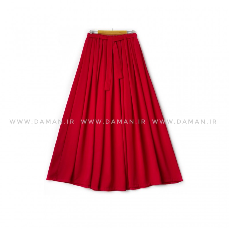 دامن  قرمز  قد 90 کد (555)