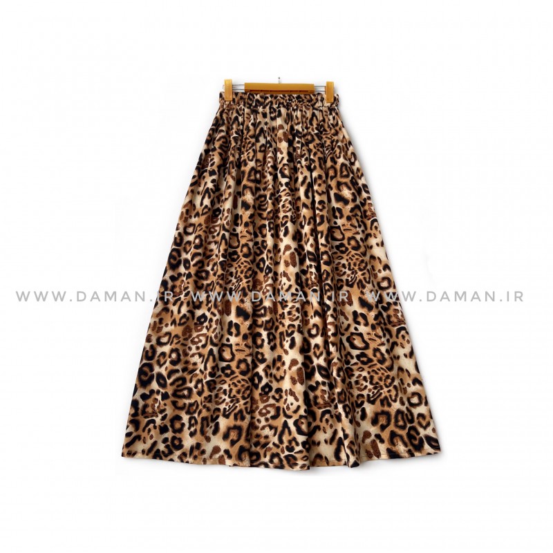 دامن   پلنگی  قد 90 کد (p_05)