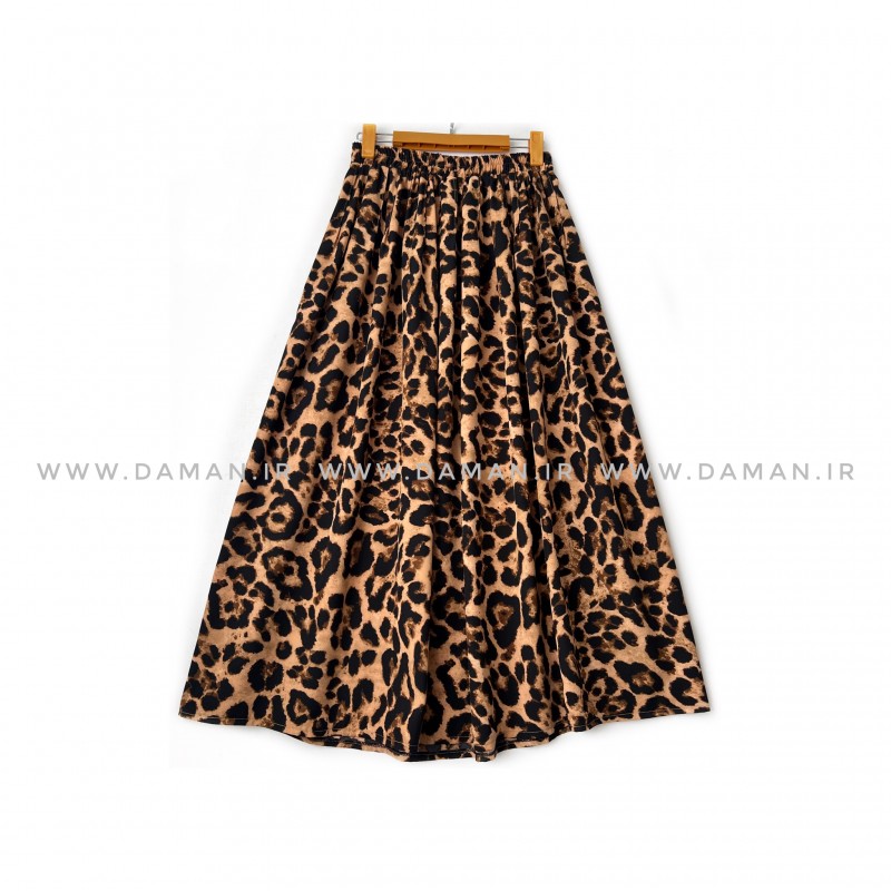 دامن   پلنگی  قد 90 کد (p_20)