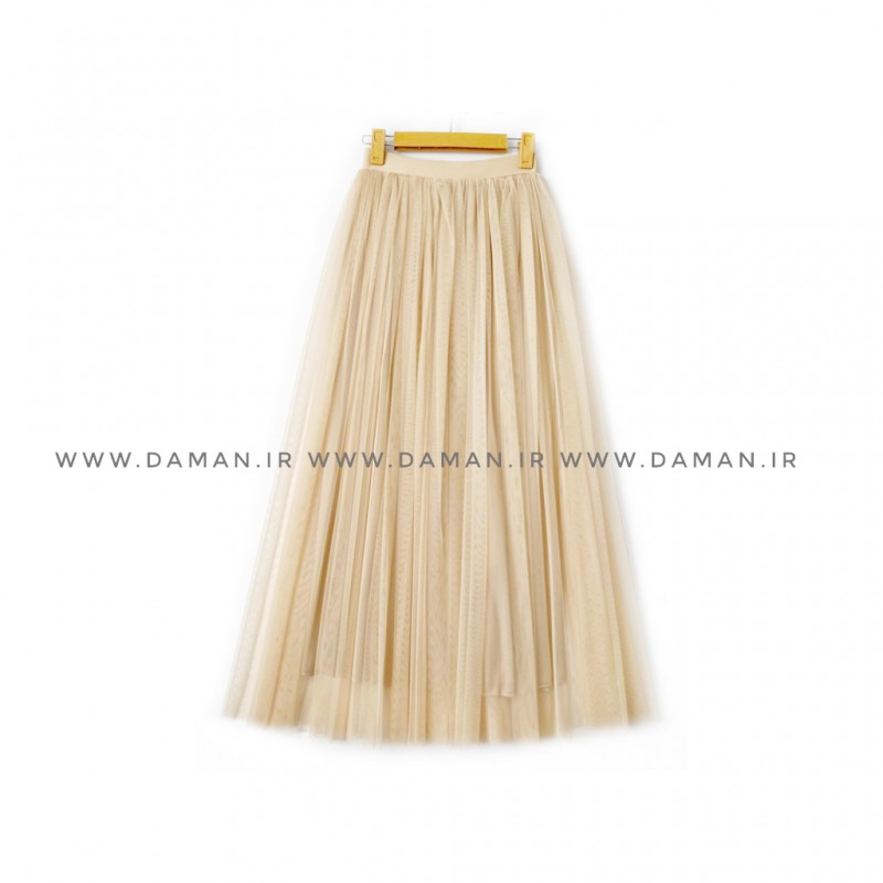 دامن تور کرم روشن  بلند ( قد 95 )