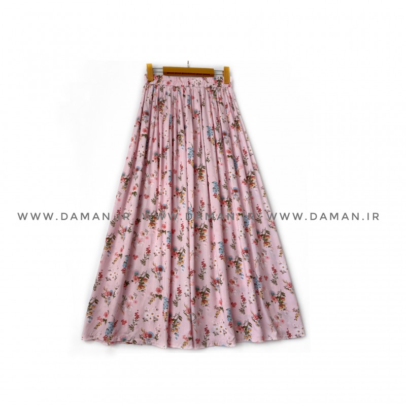 دامن   گلدار  قد 90 کد (R515)