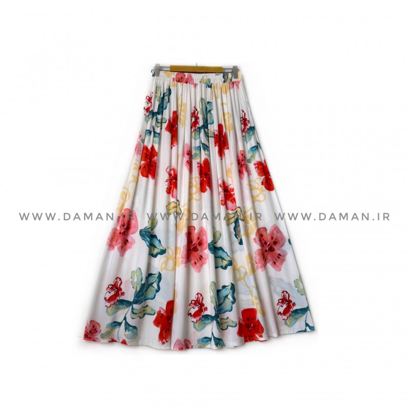 دامن   گلدار  قد 90 کد (R519)
