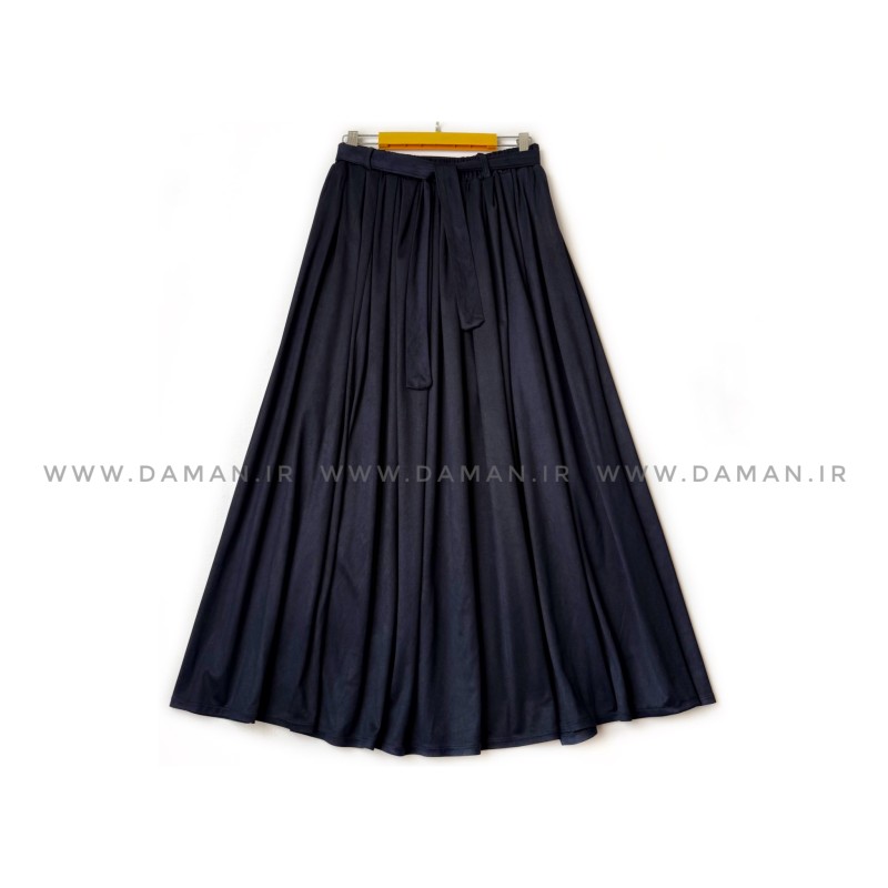 دامن  سوییت  سرمه ای تیره   قد 90 کد (777)