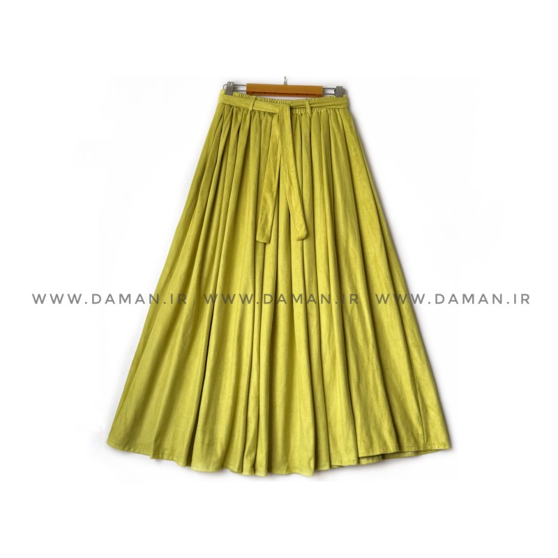 دامن  سوییت   سبز فسفری  قد 90 کد (777)