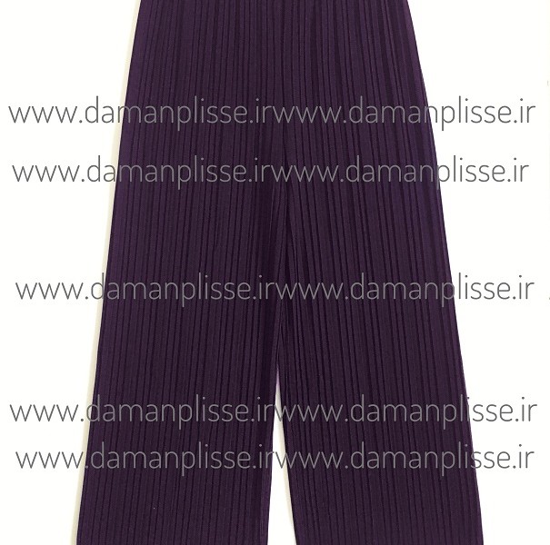 دامن شلواری بادمجونی