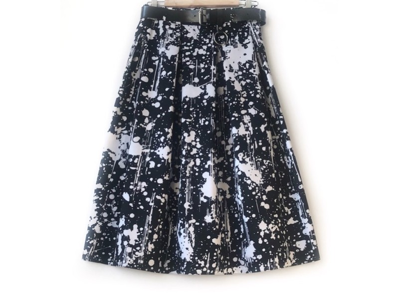 دامن پیلی  با کمربند کد  ( 008 )  قد 75