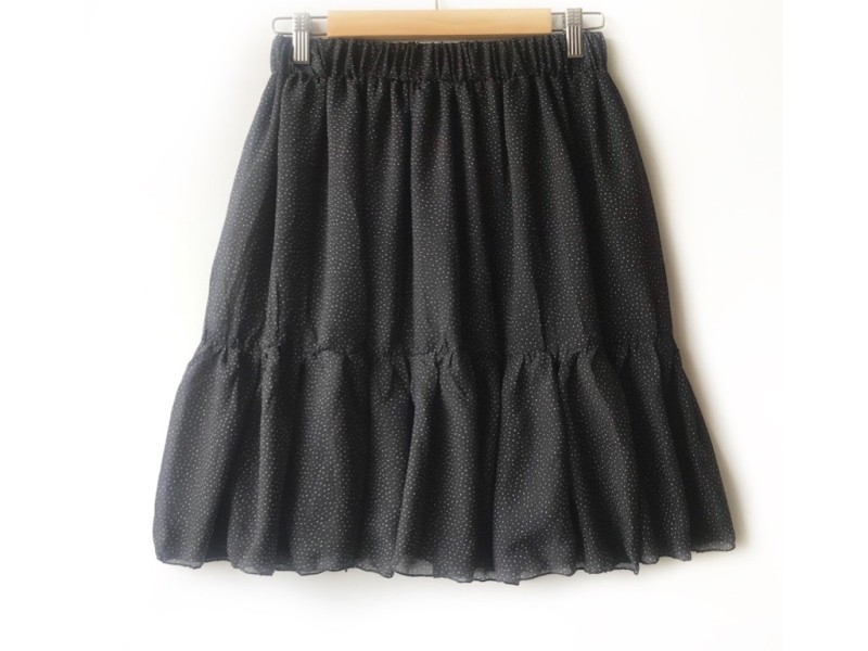 دامن حریر گلدار  قد 55  کد (92)