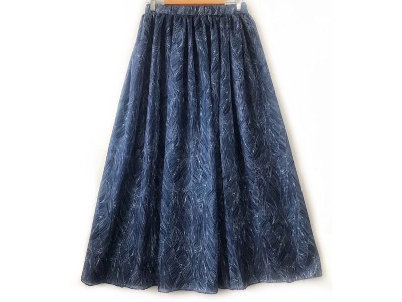 دامن حریر گلدار  قد 90 کد (835)