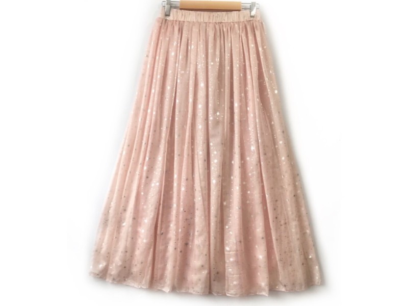 دامن حریر گلدار  قد 90 کد (847)