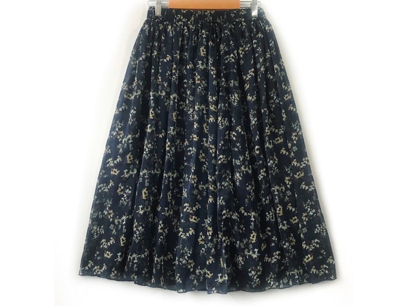 دامن حریر گلدار  قد 75  کد (839)