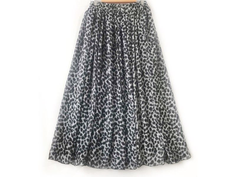 دامن حریر گلدار  قد 90 کد (832)