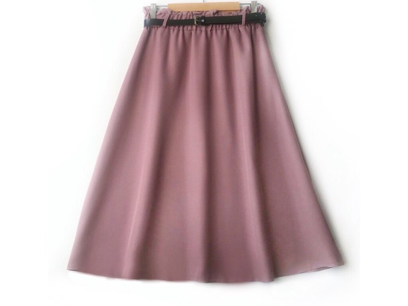 دامن  کالباسی کد A  فون با کمربند قد 75