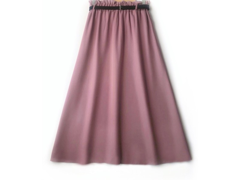 دامن  کالباسی کد A فون با کمربند قد 90