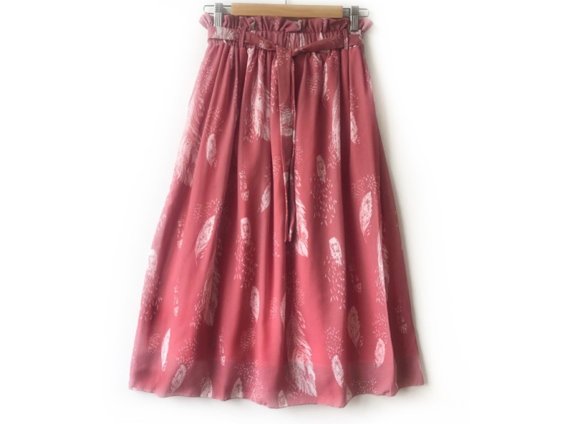 دامن حریر گلدار  قد 75 کد (245)