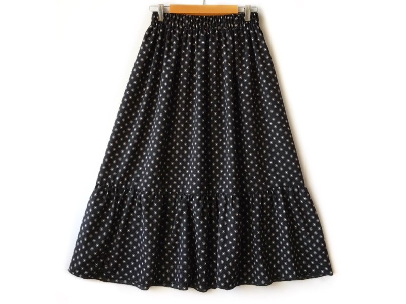 دامن  طرحدار  قد 75  کد (1101)