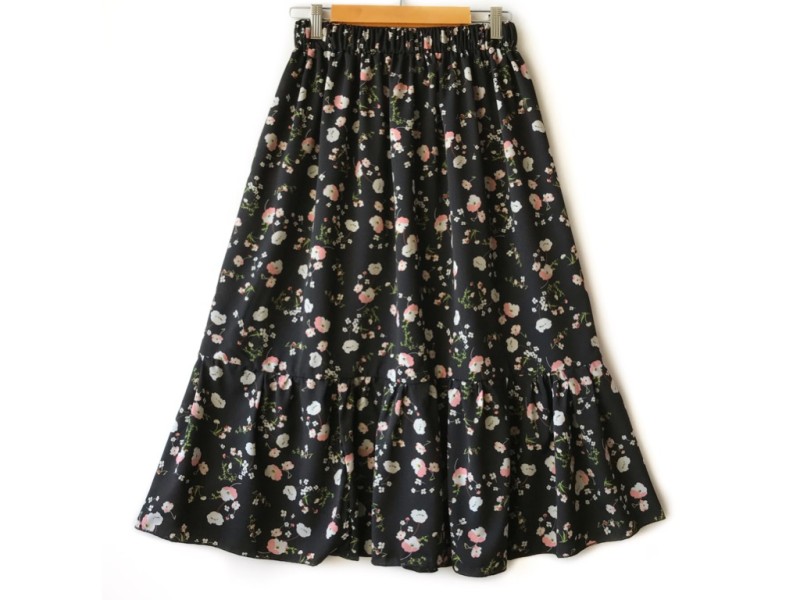 دامن  گلدار  قد 75  کد (1112)