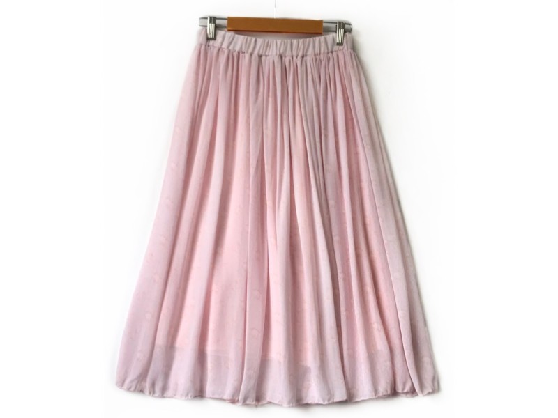 دامن حریر گلدار  قد 75  کد (1092)