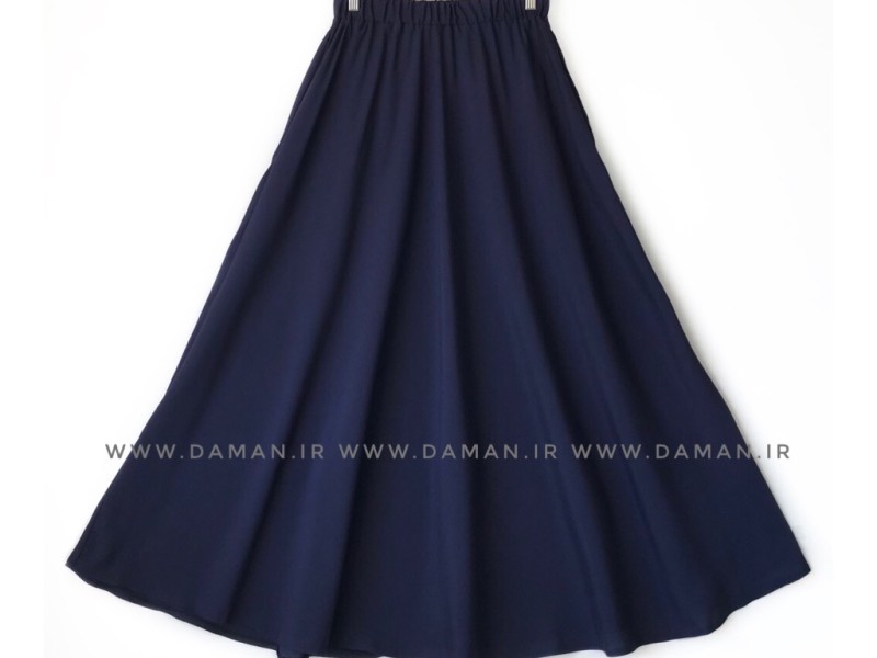 دامن  كلوش سرمه اي قد 95