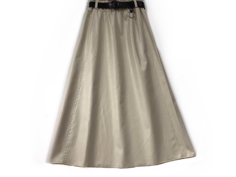 دامن  چرم  كرم  قد   90  با کمربند