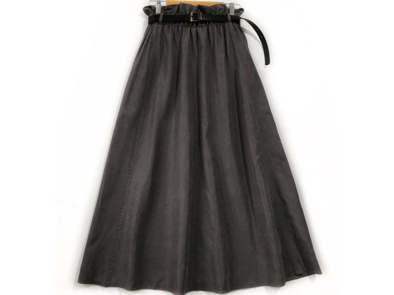 دامن  فون طوسي تيره   قد  90 با کمربند