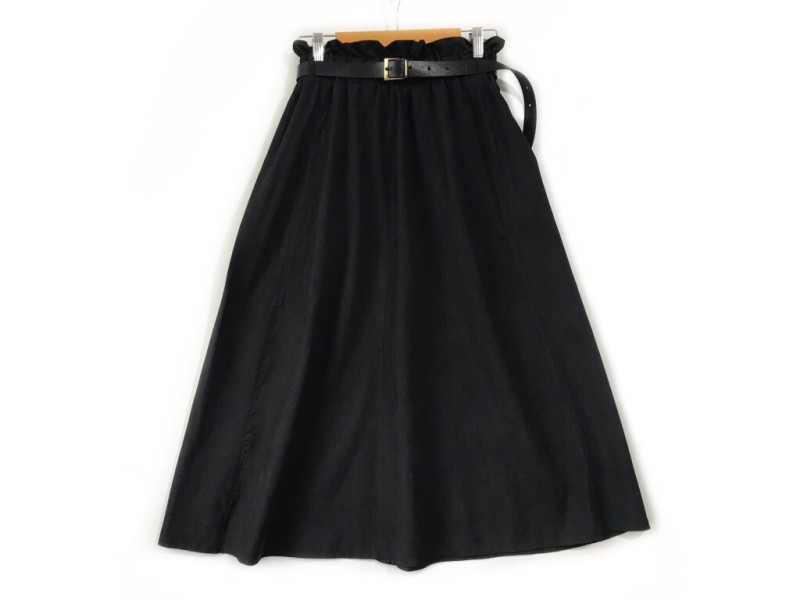 دامن  فون  مشكي  قد  80  با کمربند