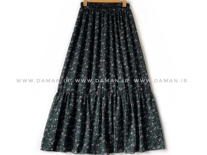 دامن گلدار  قد 90 کد (5505)