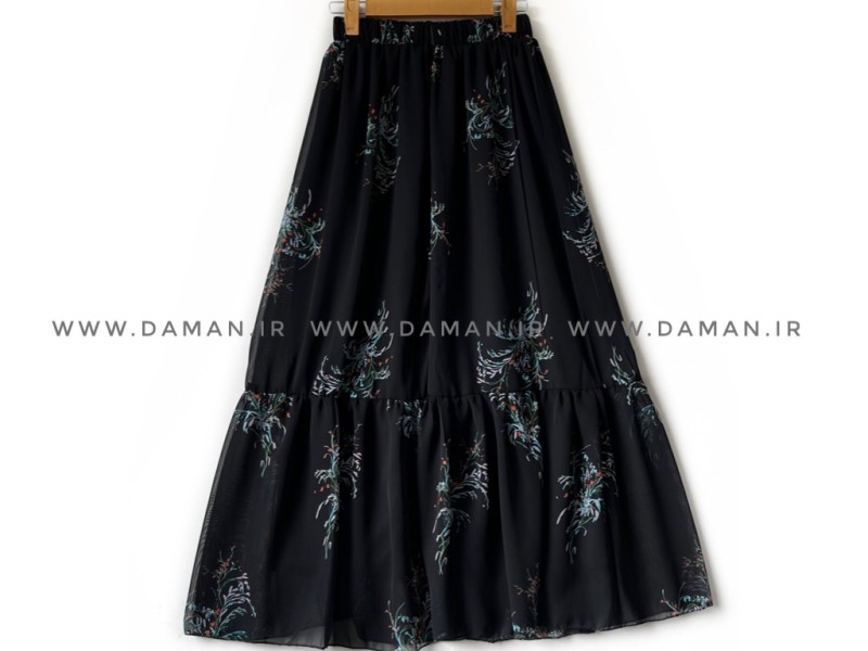 دامن گلدار  قد 90 کد (5507)