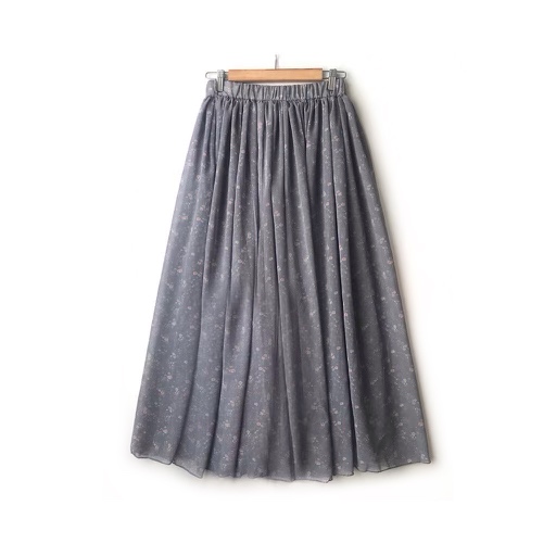 دامن حریر گلدار  قد 90 کد (621)