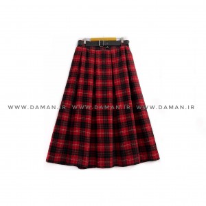 دامن پشمی با کمربند قد 80  کد (p 74)