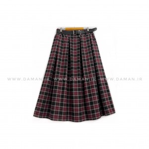 دامن پشمی با کمربند قد 80  کد (p 68)